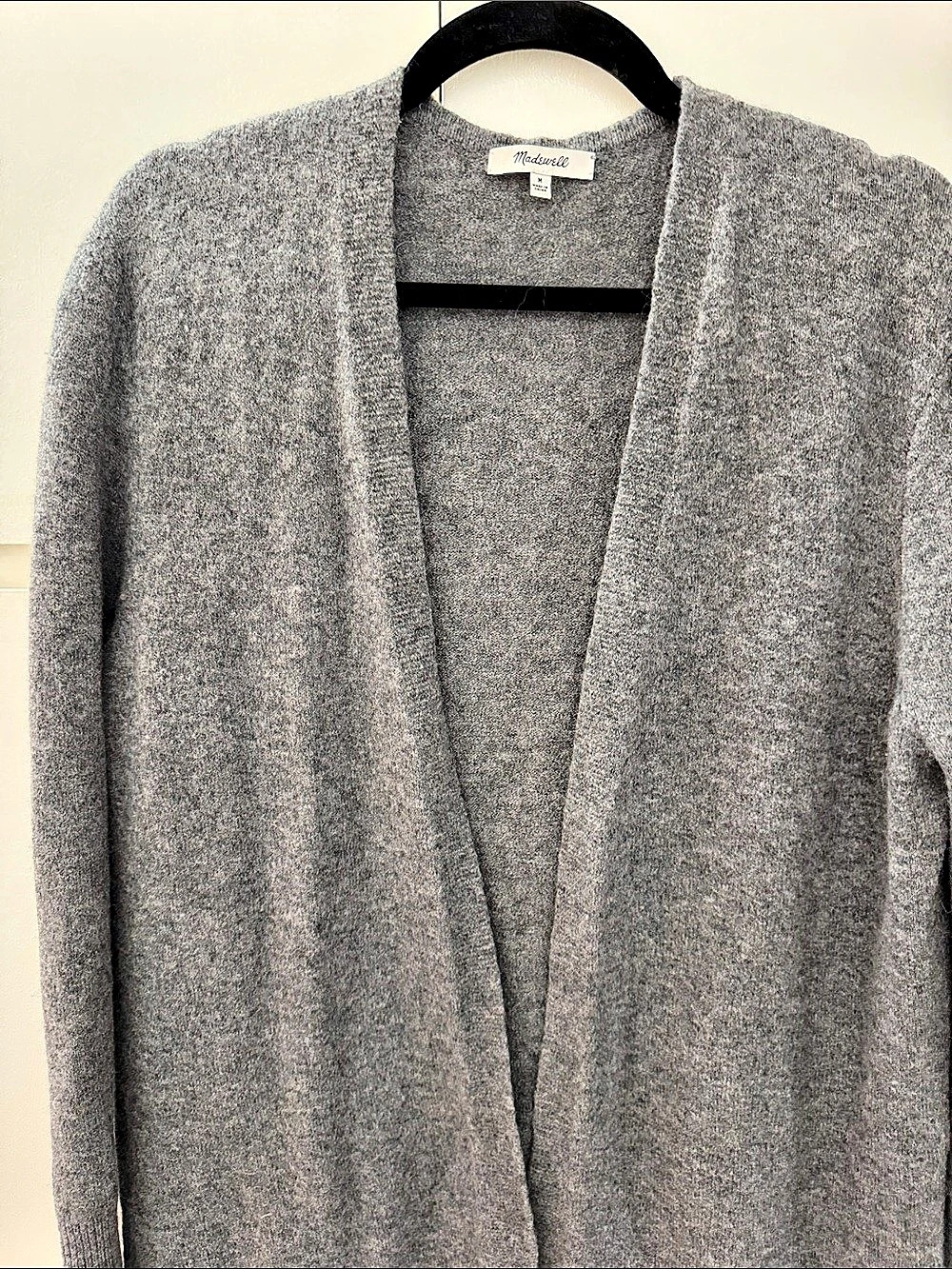 Madewell Ryder Cardigan Sweater Gray Medium